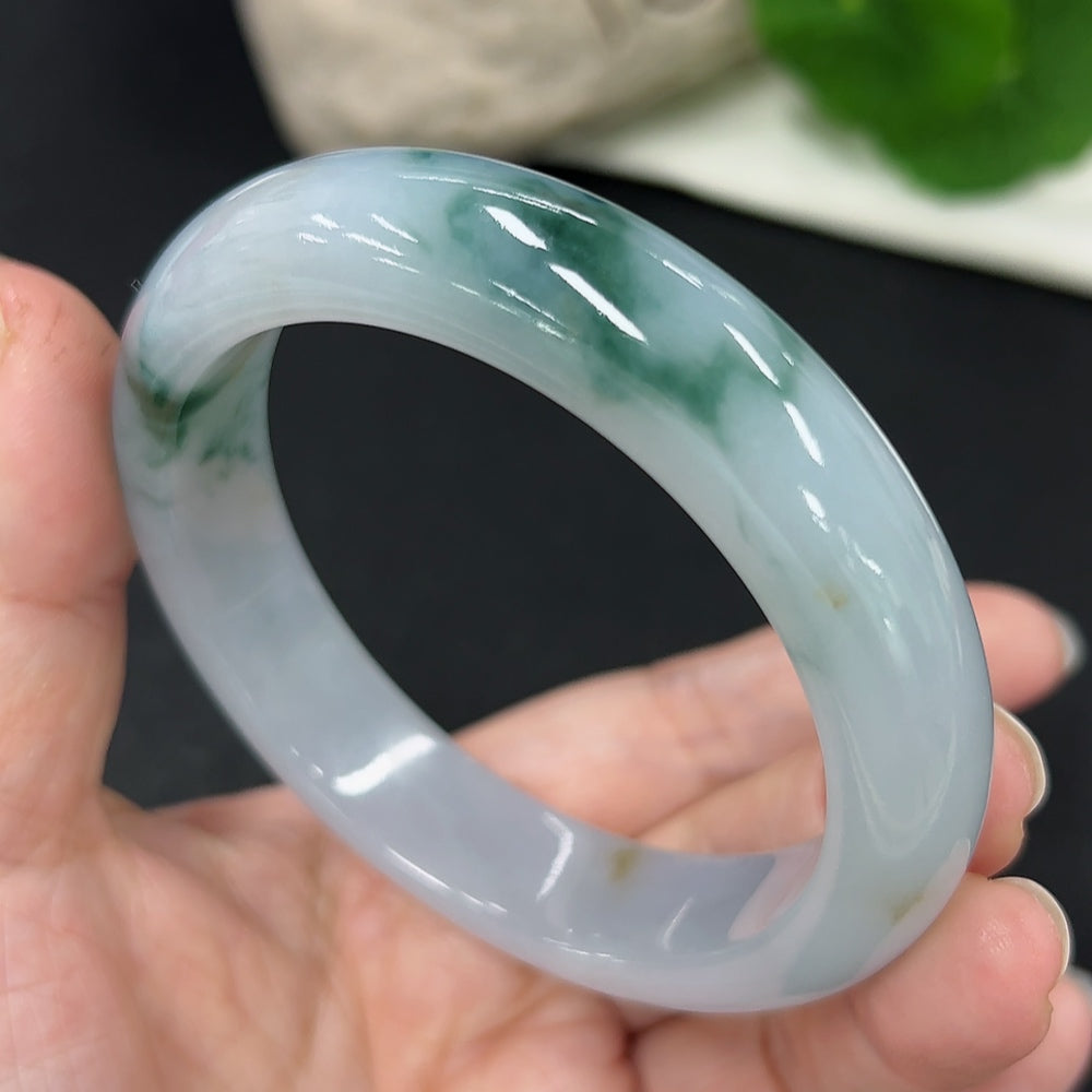 Jadeite Round Bangle Size 59 Total Weight Approx. 72.9g