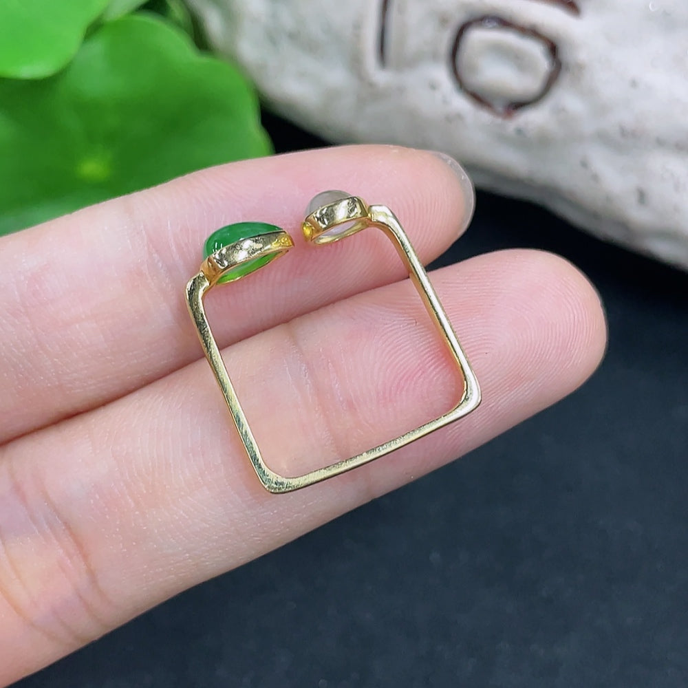 Jadeite Ring 18k
