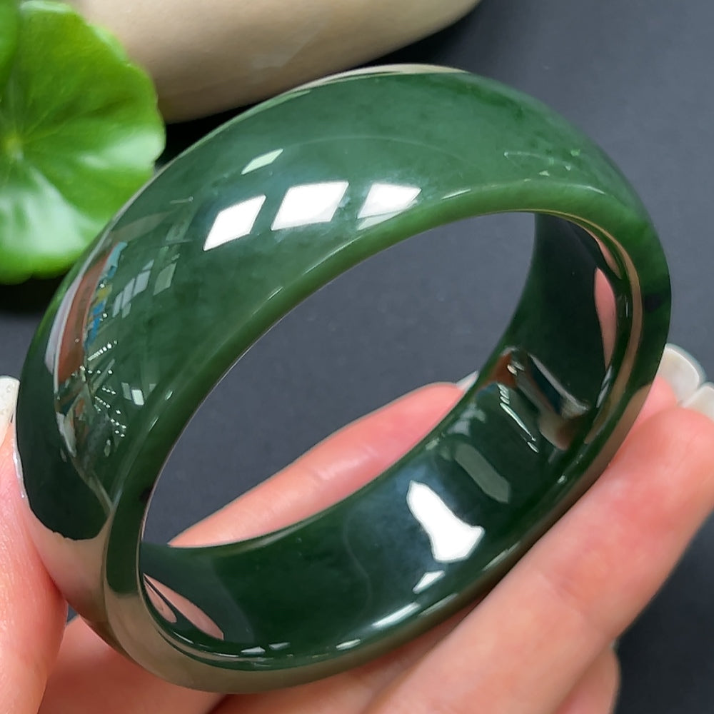 Hetian Jade Round Bracelet
