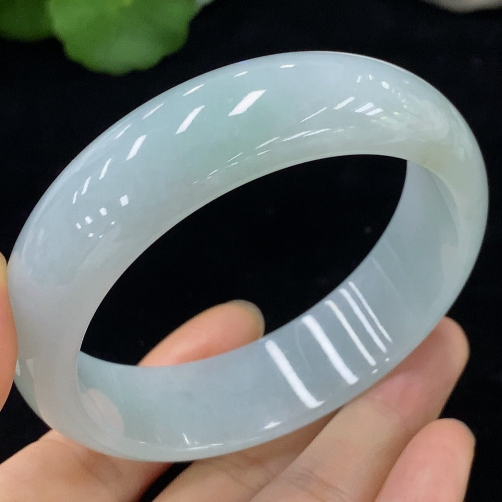 Jadeite Round Bracelet Size 59.3 Total Weight Approx. 76.3g
