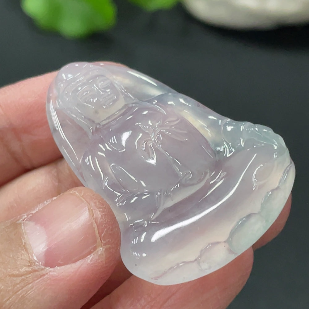 Jadeite Guanyin Pendant Total Weight Approx.10.16g