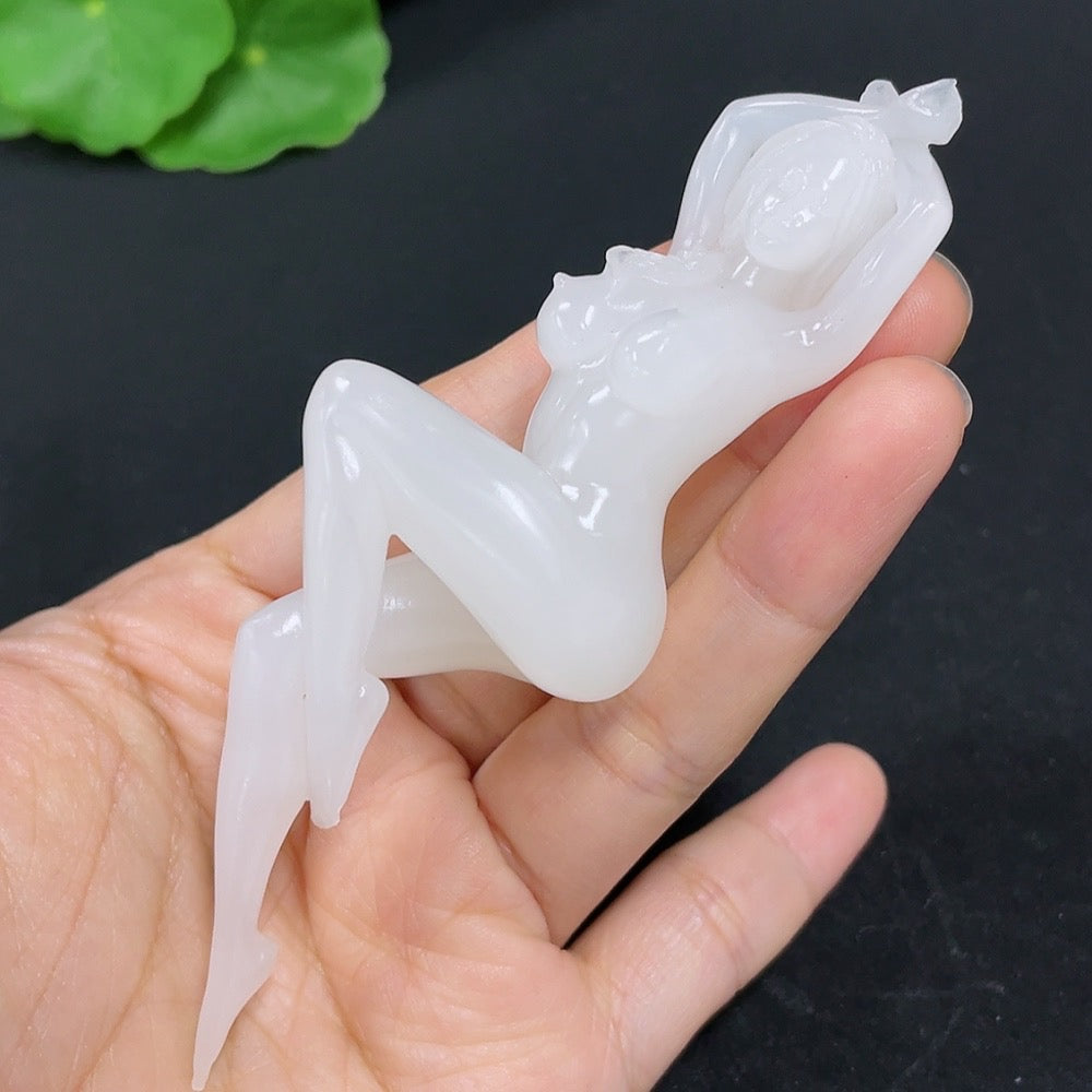 Hetian Jade Pendant "National Beauty and Heavenly Fragrance"