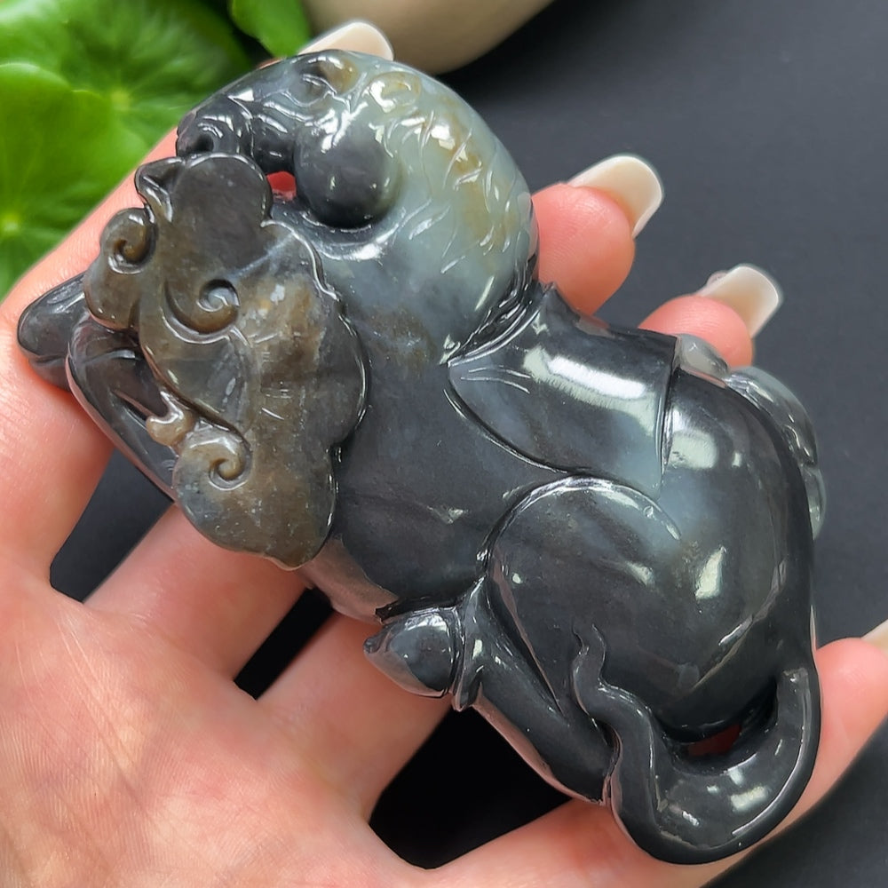 Hetian Jade Horse Ornament, Total Weight Approx. 201.84g
