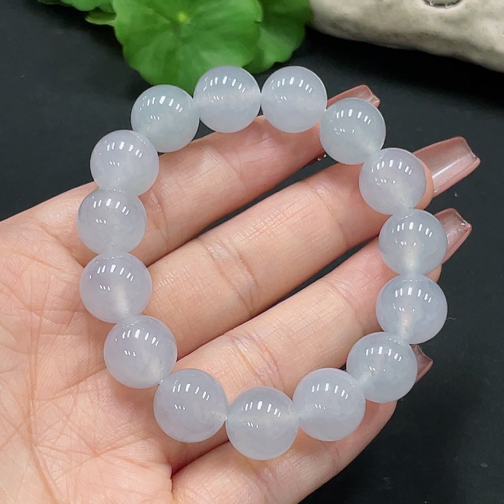 Jadeite Bracelet Approx. 12.2mm Total Weight About 47.56g