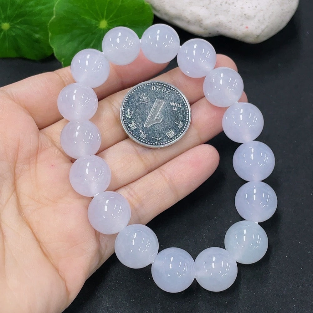 Jadeite Bracelet Approx. 12.5mm Total Weight Approx. 52.4g