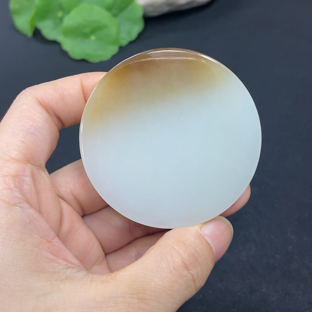 Hetian Jade Plain Pendant