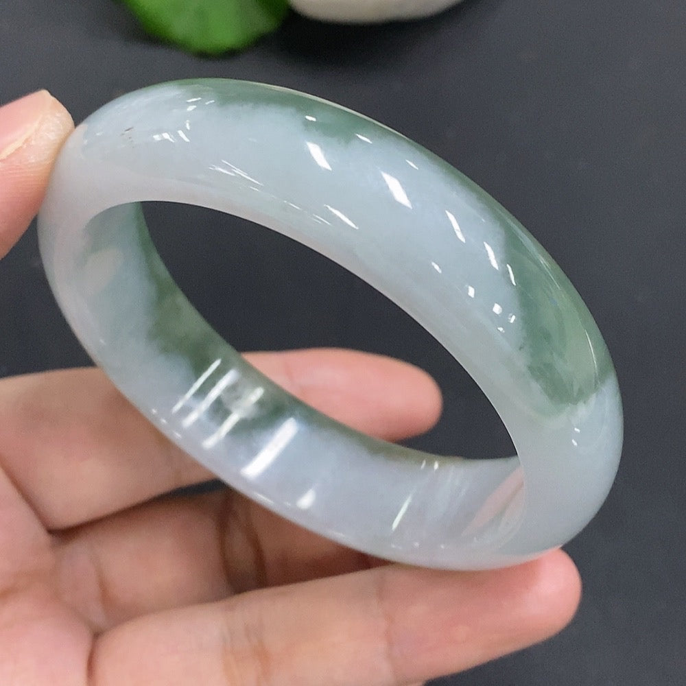 Jadeite Regular Round Bangle Size 57.8