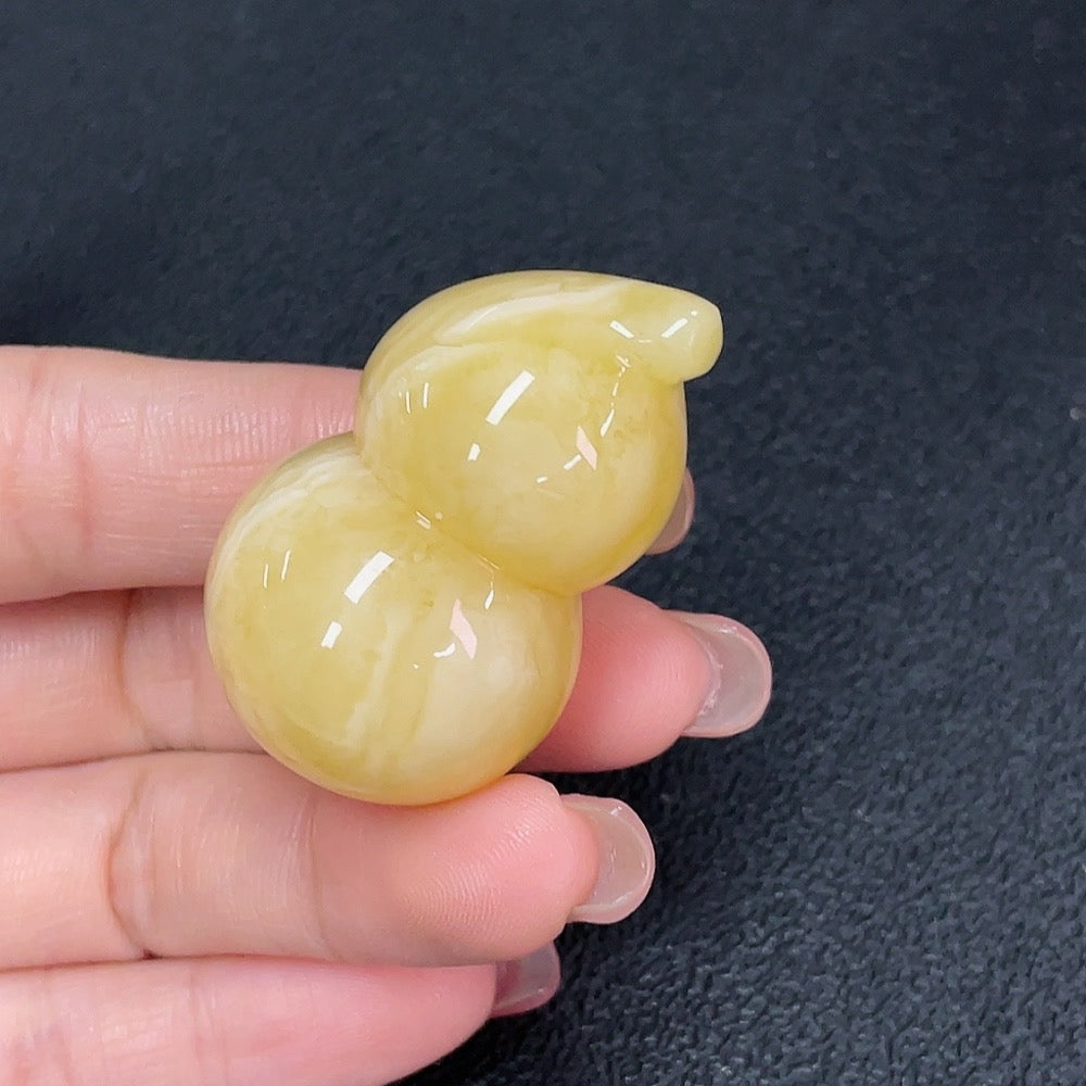 Amber Beeswax Inlay Piece