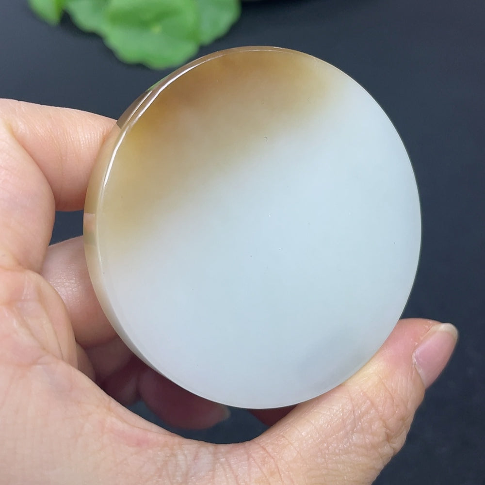Hetian Jade Plain Pendant