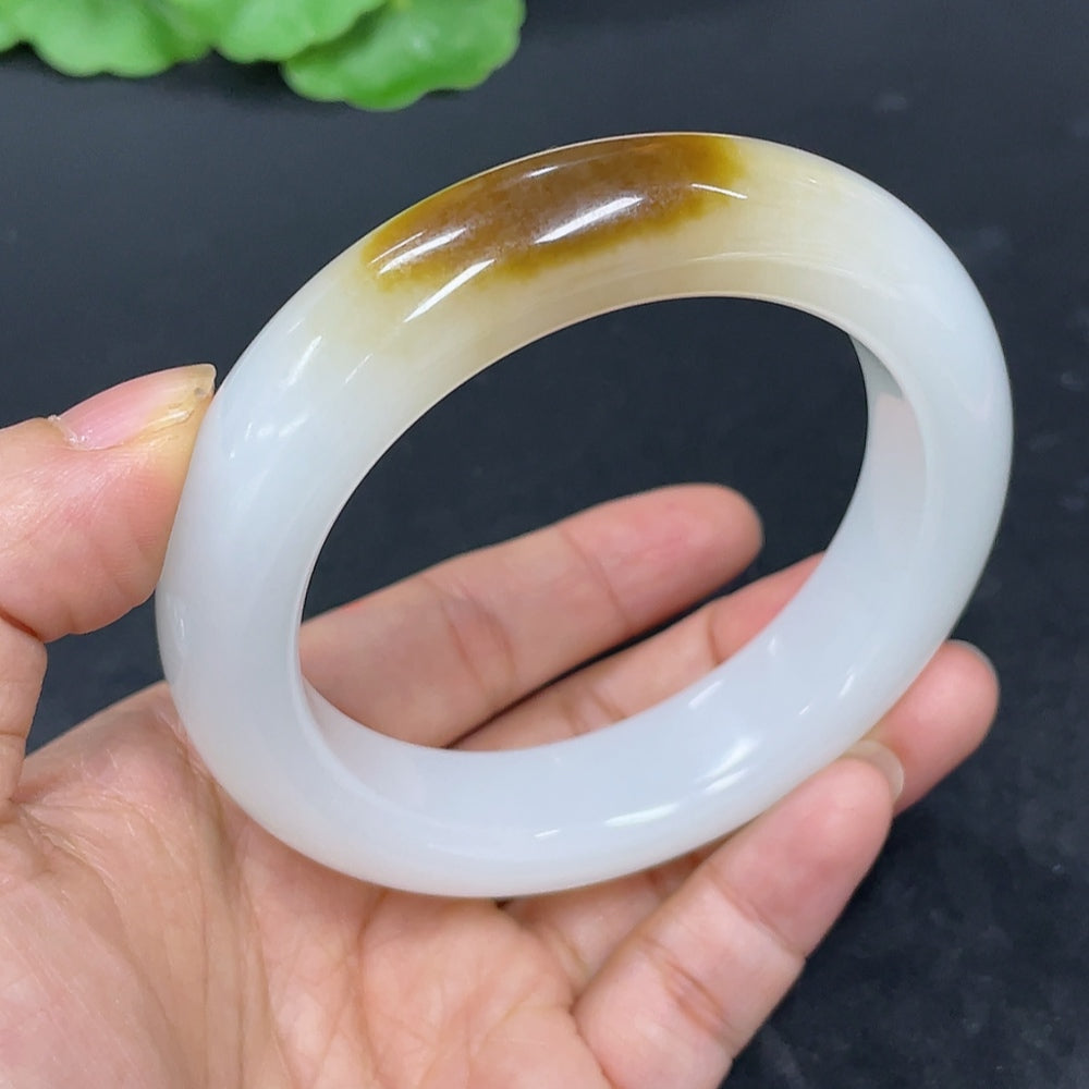 Hetian Jade Round Bracelet