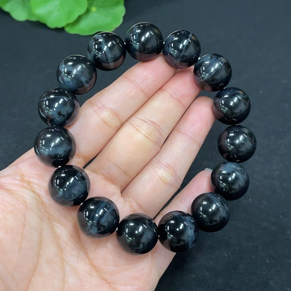 Hetian Jade Bracelet, Approx. 14.6mm