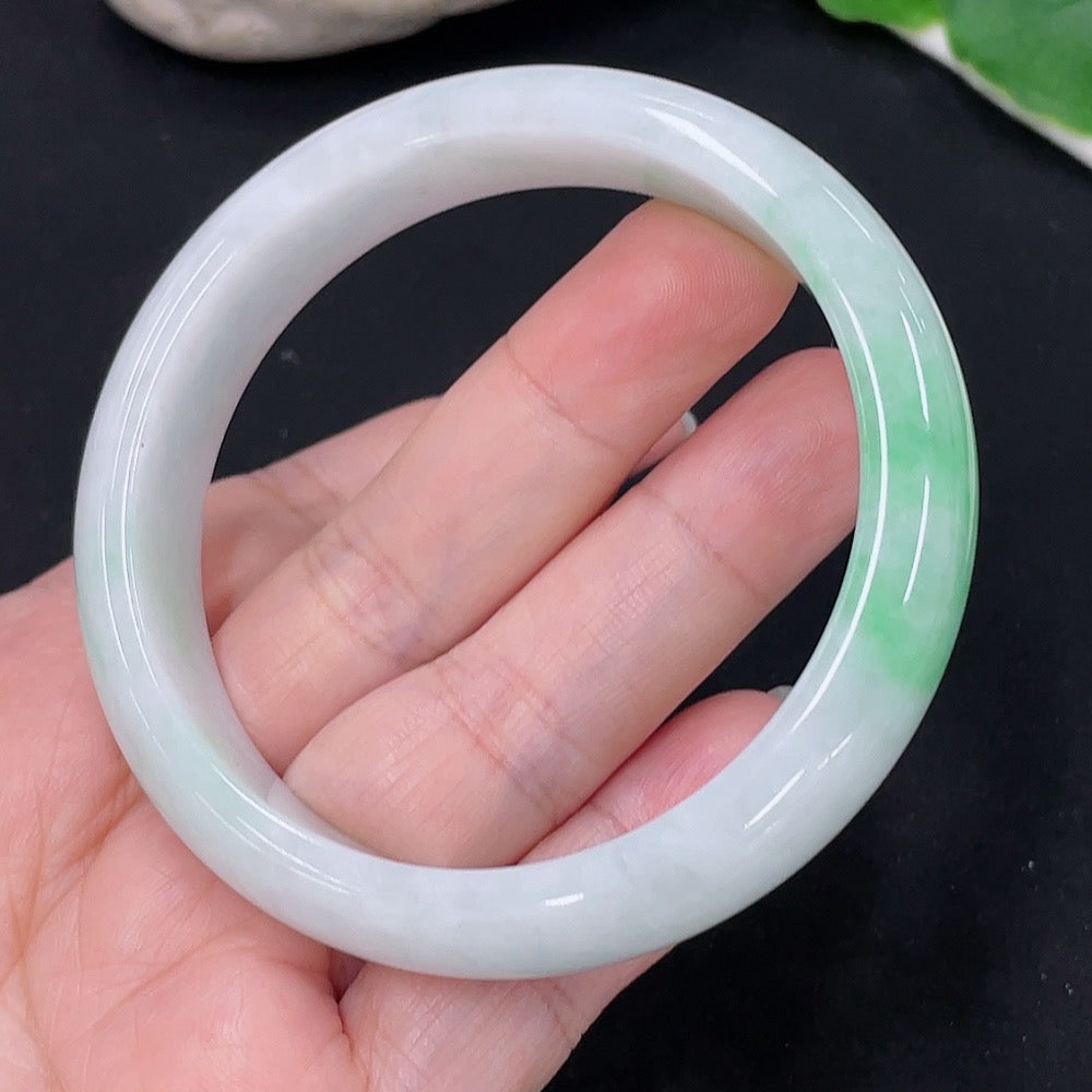 Jadeite Round Bracelet Size 55.4 Total Weight Approx. 49.68g