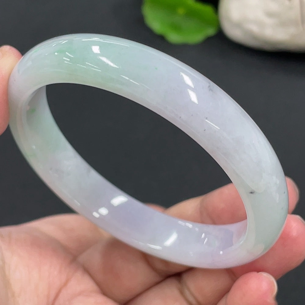 Jadeite Round Bangle Size 57.8 Total Weight Approx. 49.34g