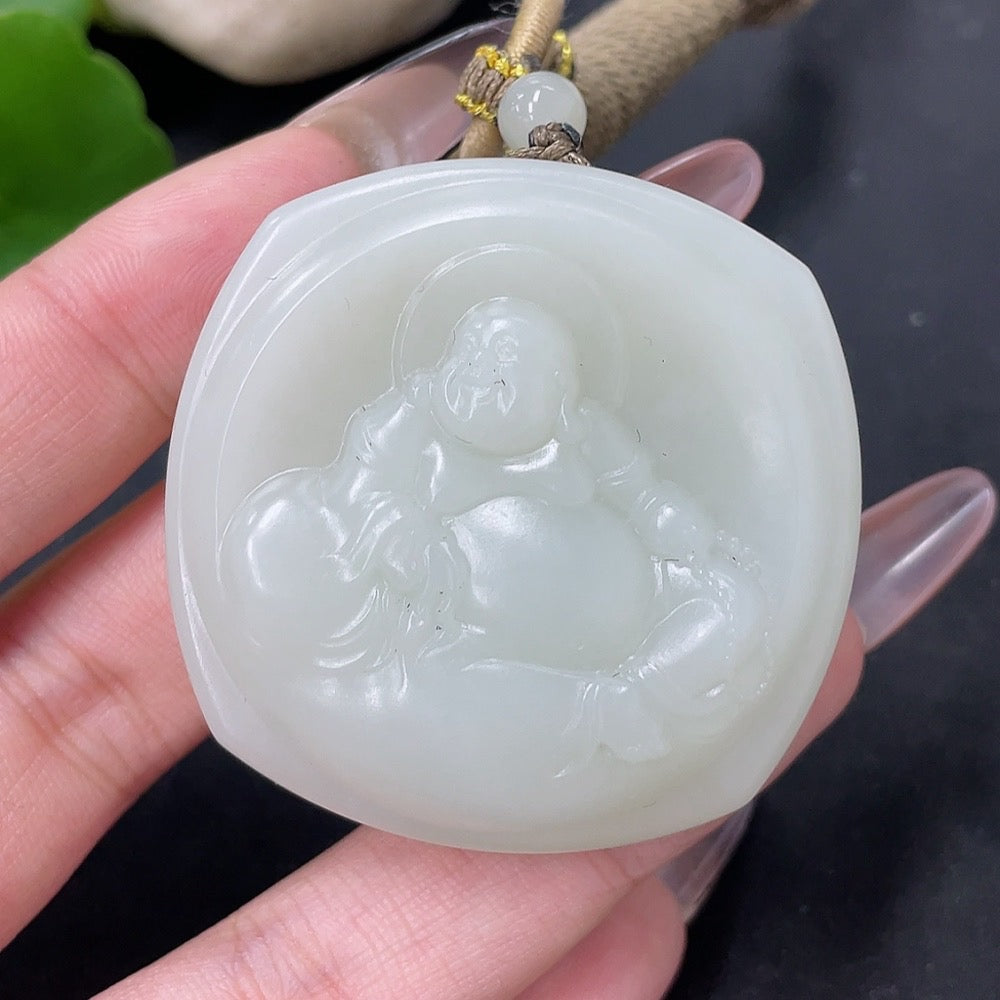 Hetian Jade Pendant Buddha
