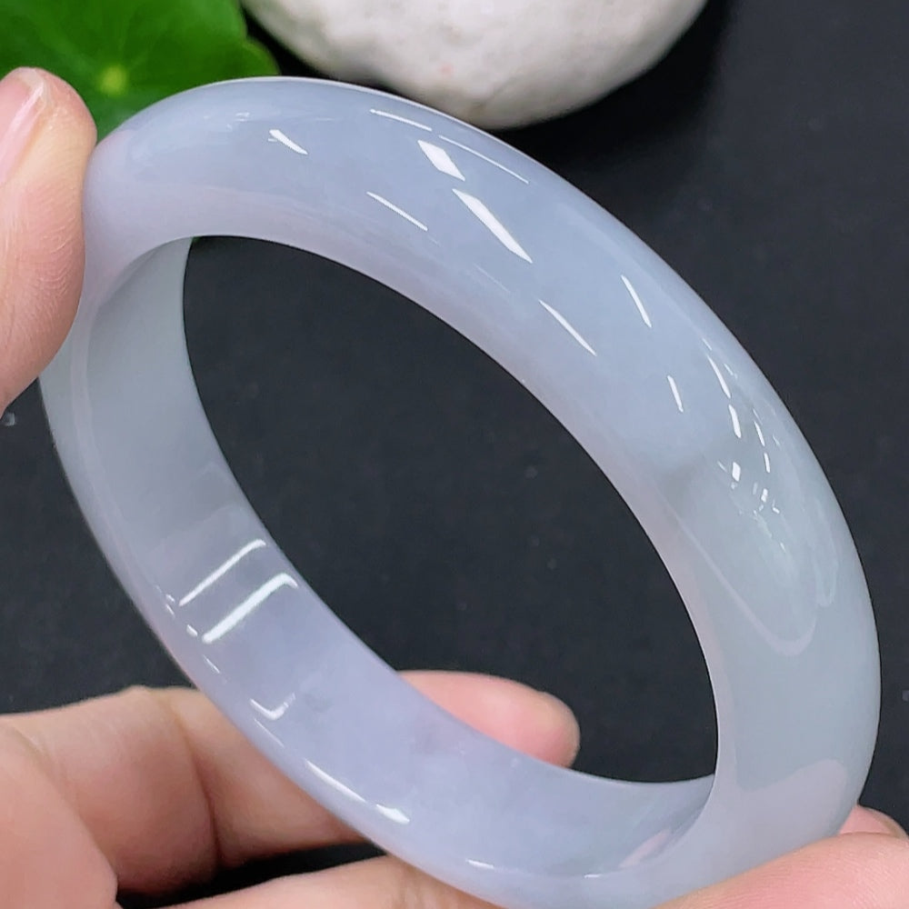 Jadeite Round Bangle Total Weight Approx. 57.5g Size 57.1