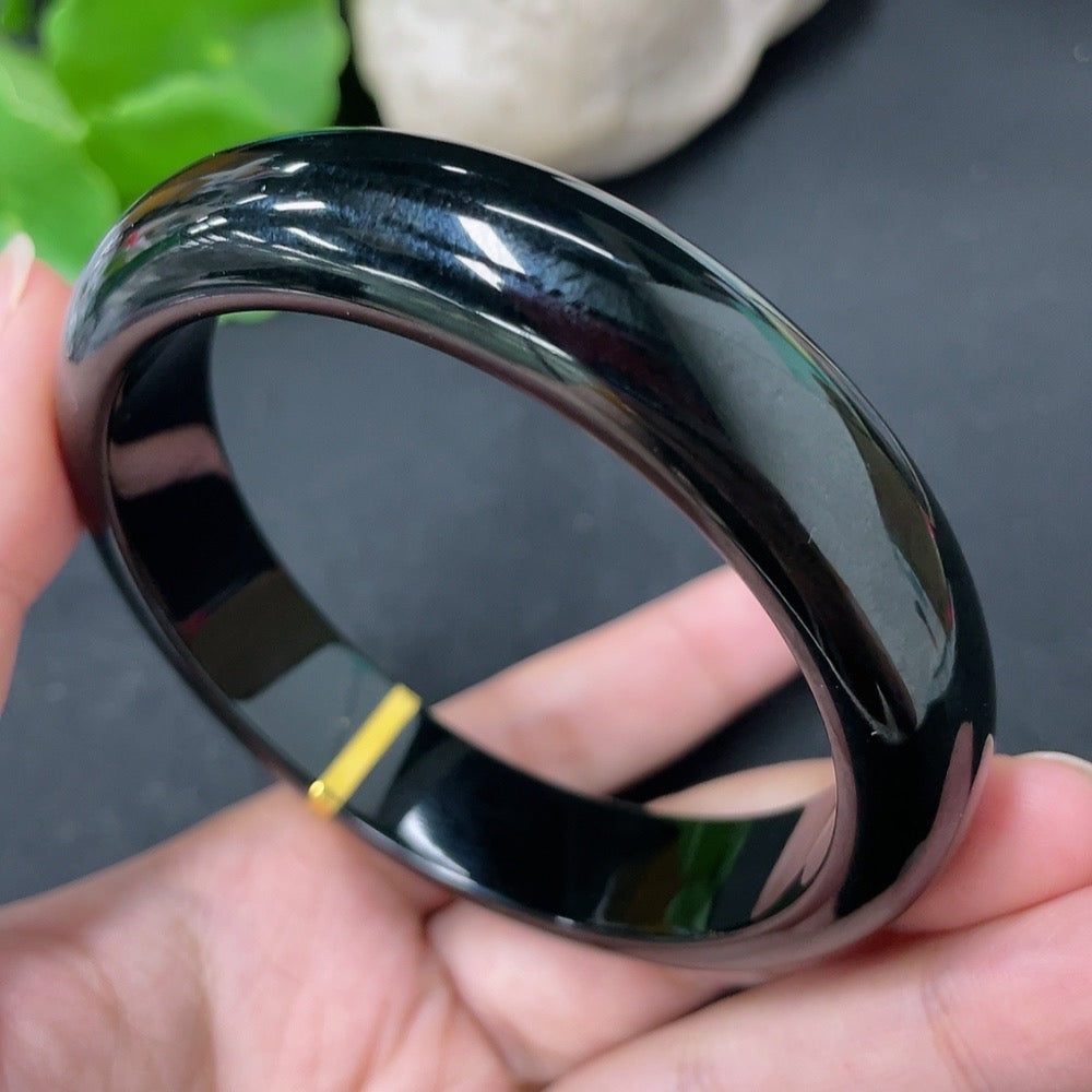 Hetian Jade Round Bracelet Gold Content 99%