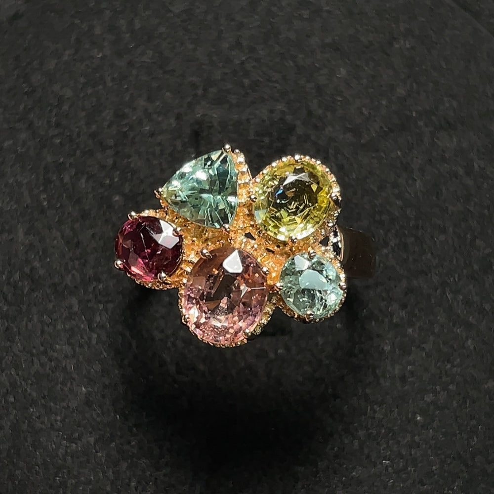 18K Gold Tourmaline Ring