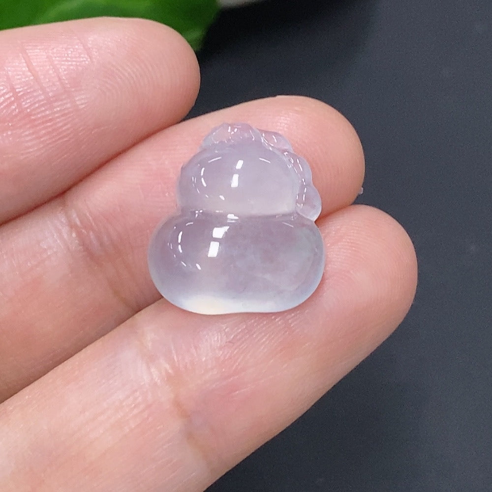 Jadeite Gourd Pendant Total Weight Approximately 2g