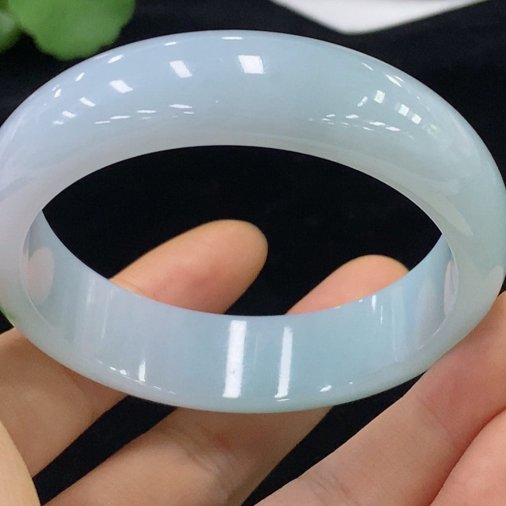 Jadeite Round Bangle Size 57 Total Weight Approx. 68.65g