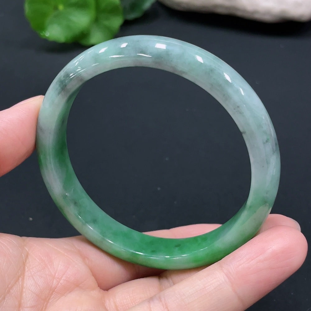 Jadeite Circular Bracelet, Inner Diameter 59.7, Total Weight Approx. 48.57g