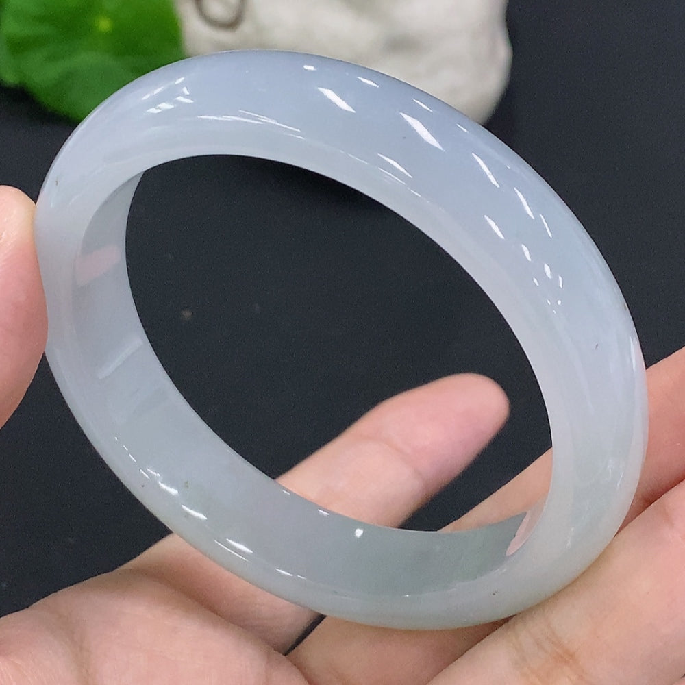Jadeite Round Bangle Size 56.6 Total Weight Approx. 56.1g