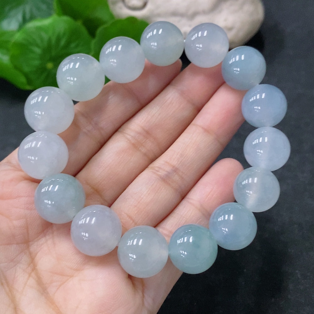 Jadeite Bracelet Approx.12.5mm Total Weight Approx.57.1g