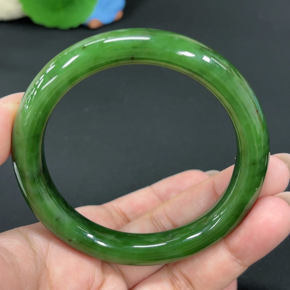 Hetian Jade Jasper Round Bracelet