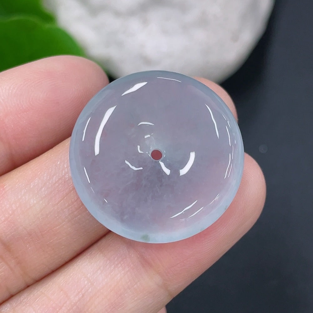 Jadeite Pendant Peace Button with a total weight of approximately 6.1g