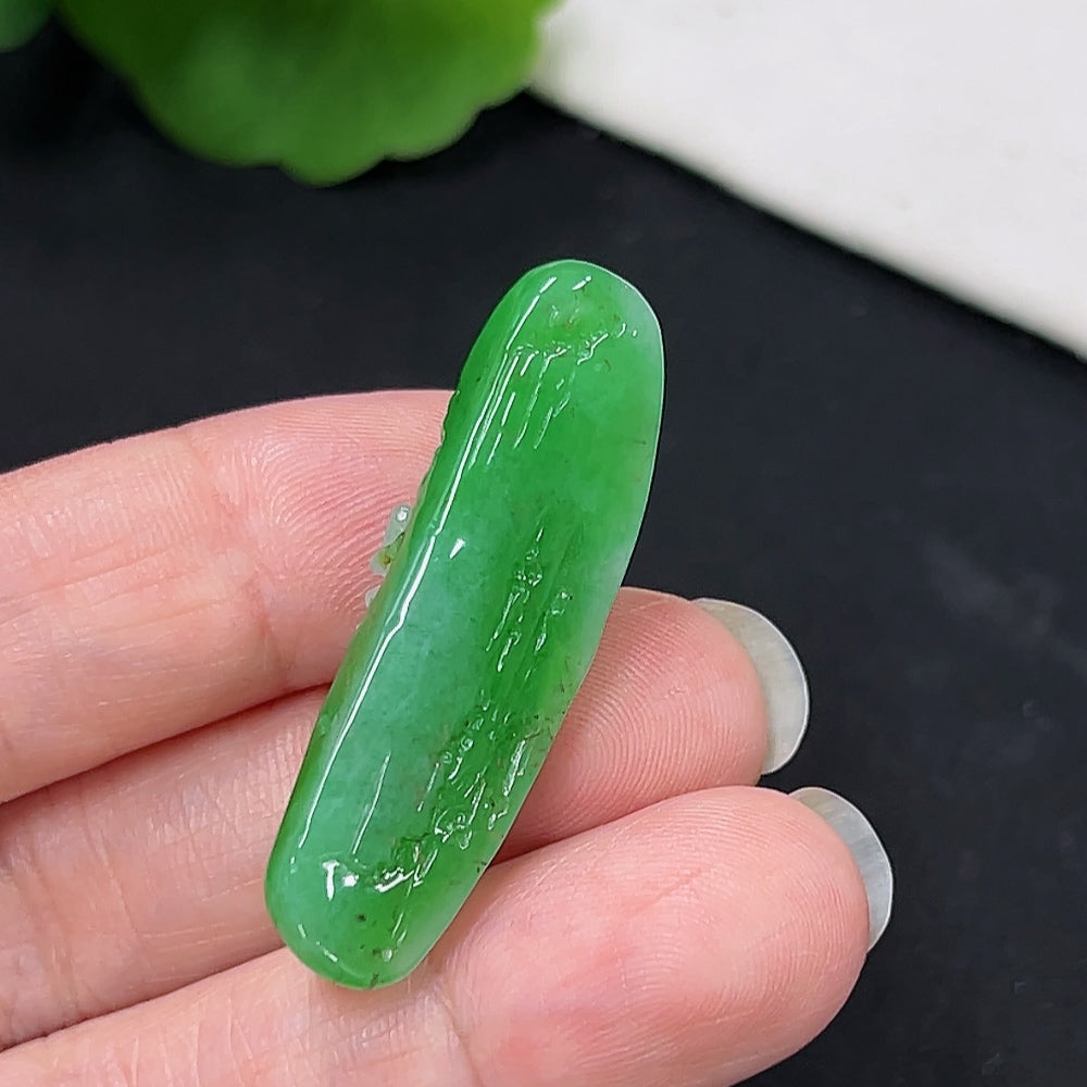 Jadeite Contentment Hanging Pendant Total Weight Approx. 6.68g
