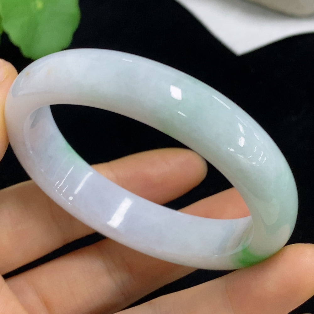 Jadeite Imperial Concubine Bracelet Total Weight Approx. 50.88g Size 55.5/Short Diameter 49