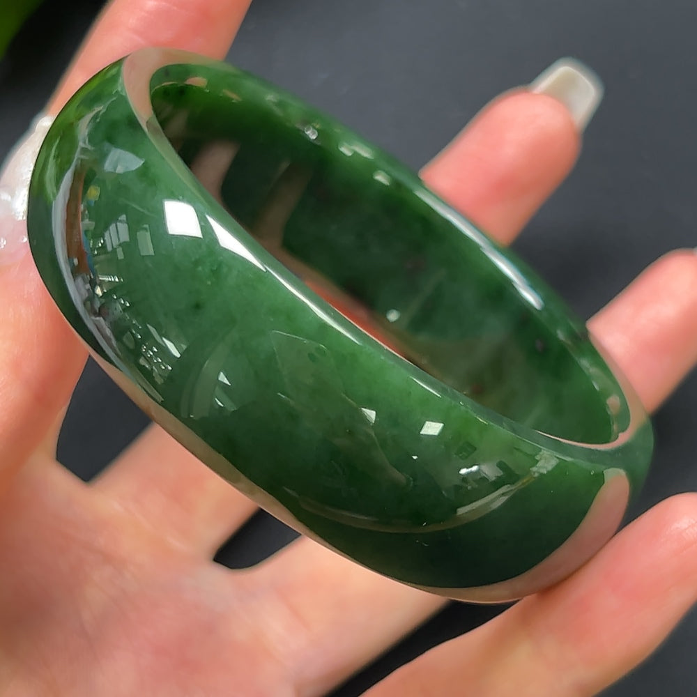Hetian Jade Round Bracelet