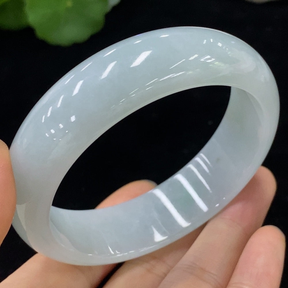 Jadeite Round Bracelet Size 59.3 Total Weight Approx. 76.3g