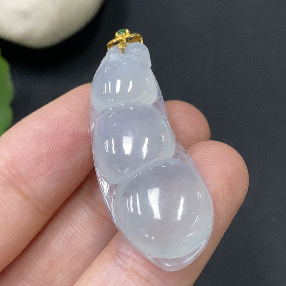 JadeitePendant Total Weight Approx. 6.87g Bean 18k Bezel