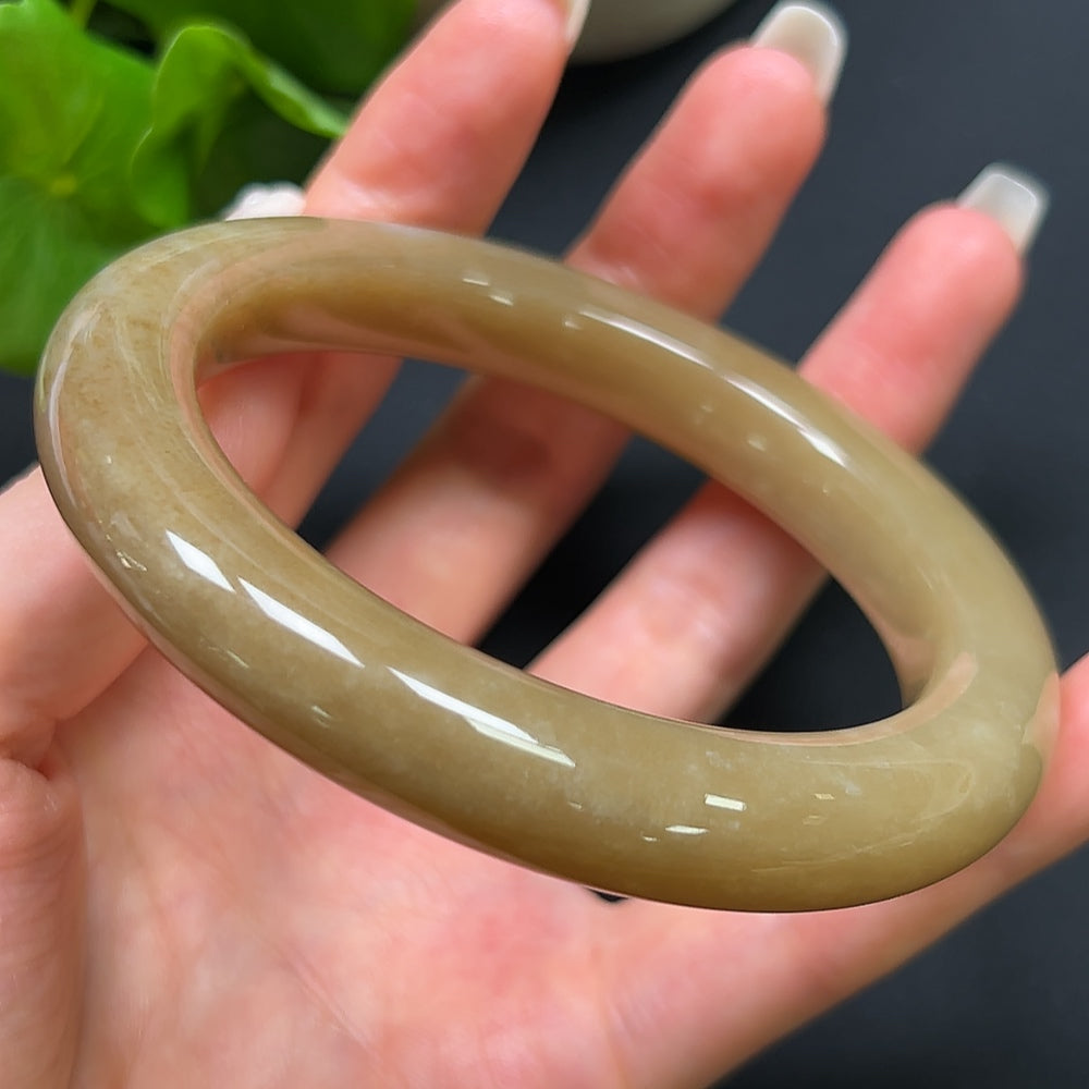 Hetian Jade Round Bracelet