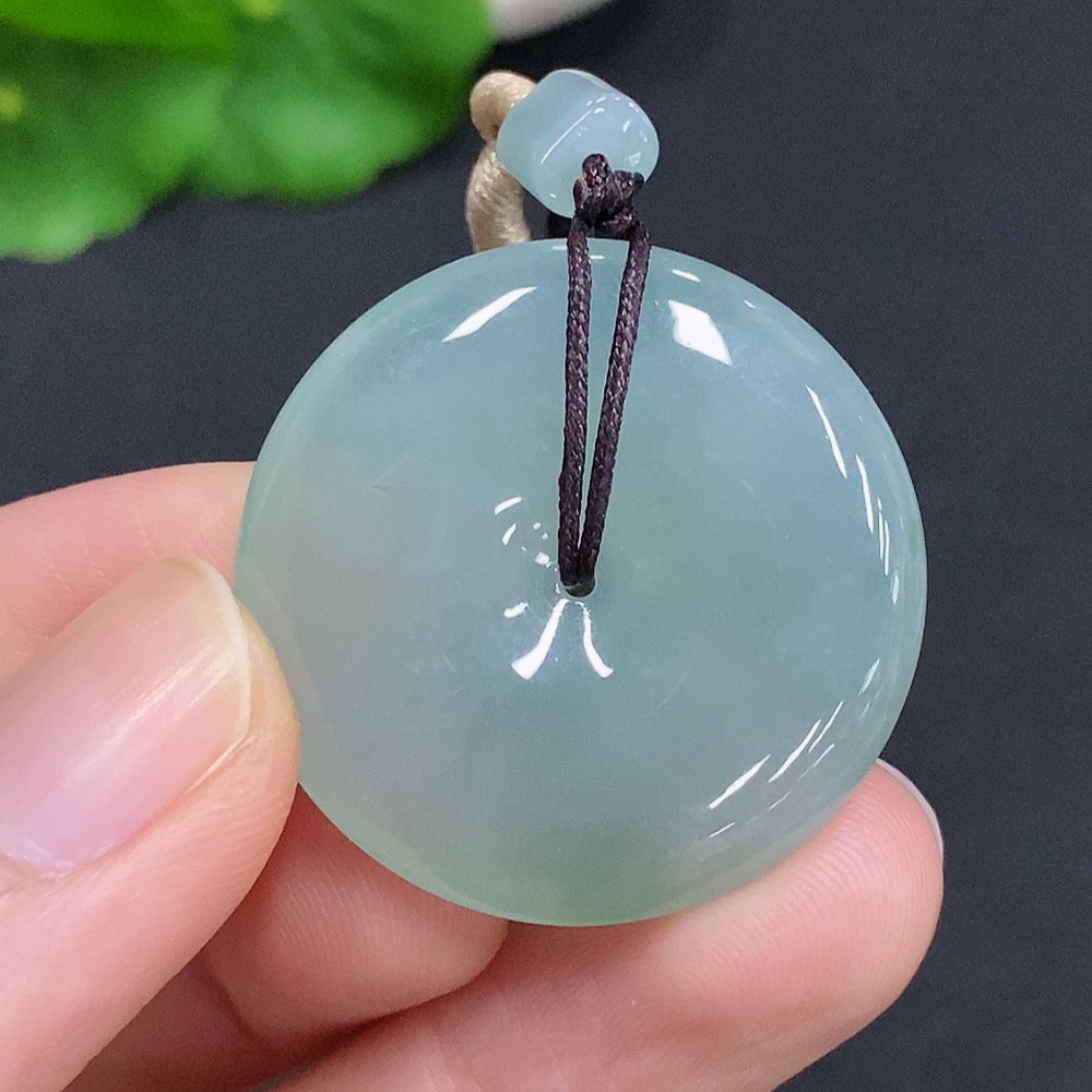 Jadeite Peace Knot Total Weight Approx. 14g (including rope weight)