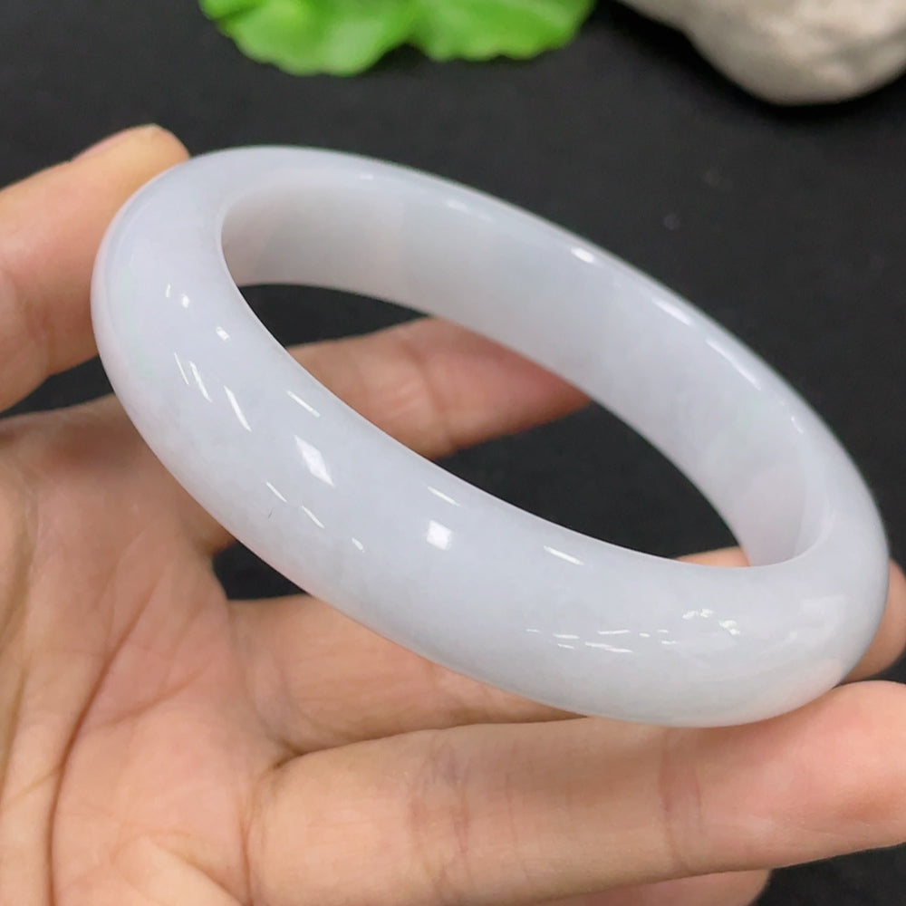 Jadeite Round Bangle Size 55.7 Total Weight Approx. 58.46g