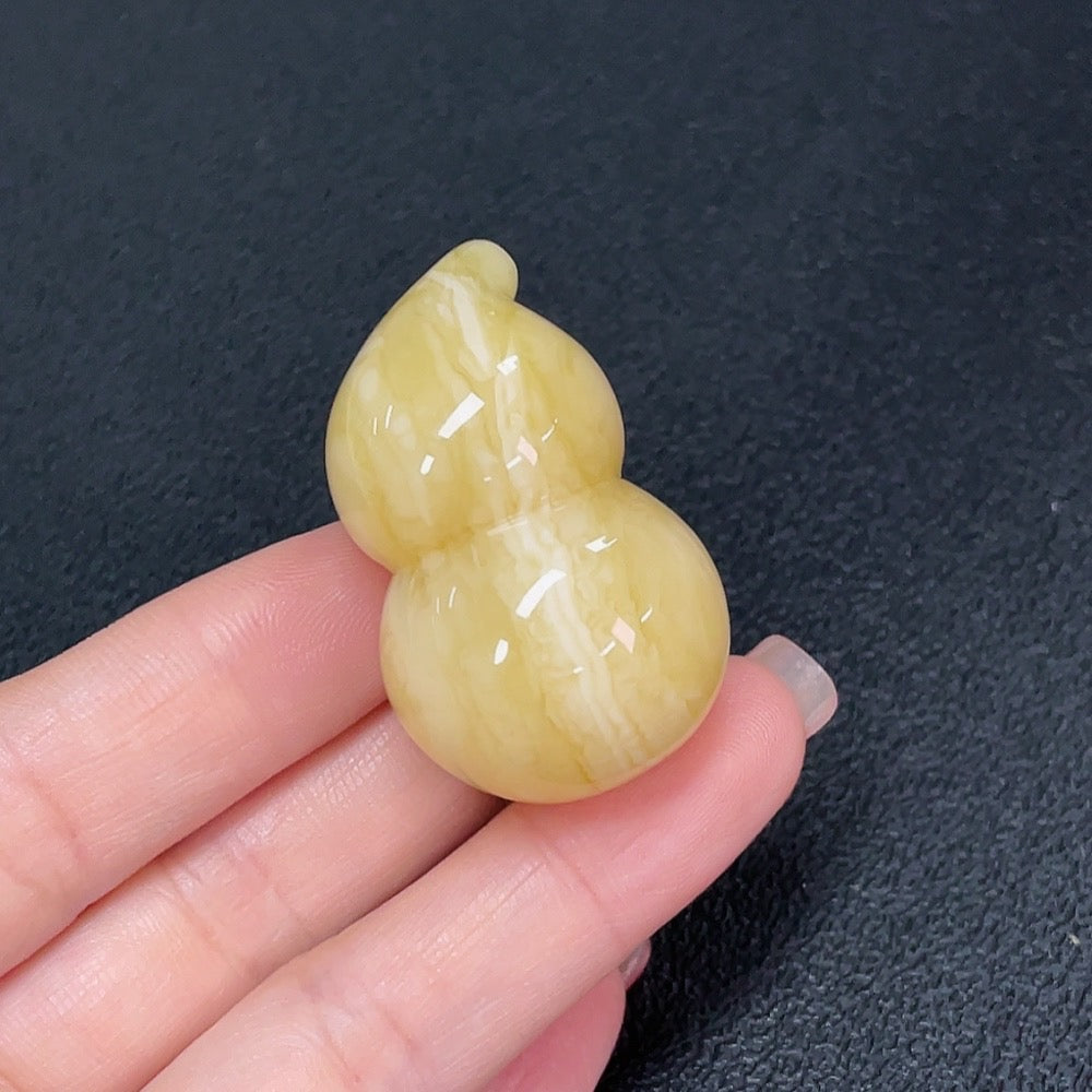 Amber Beeswax Inlay Piece