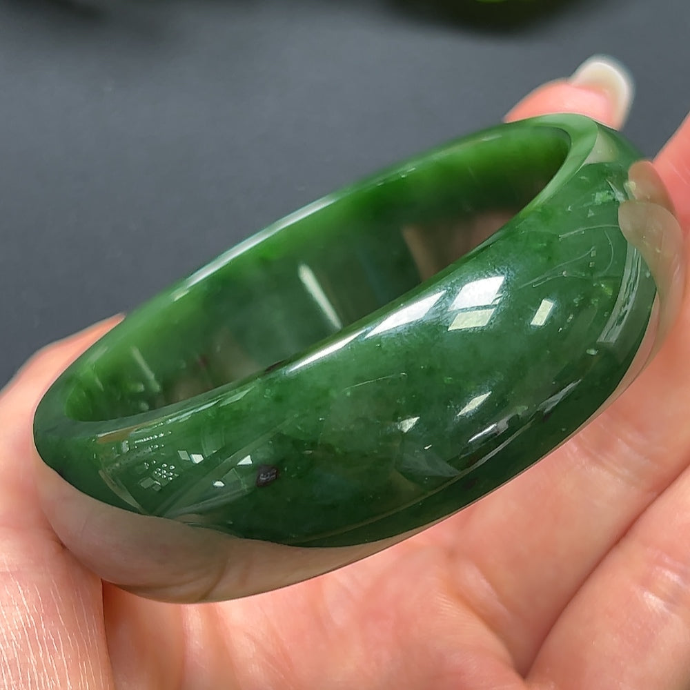 Hetian Jade Round Bracelet