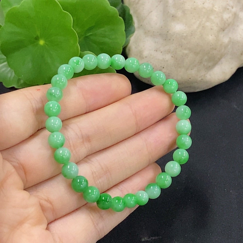 Jadeite Bracelet Approx. 5.9mm Total Weight Approx. 10.66g