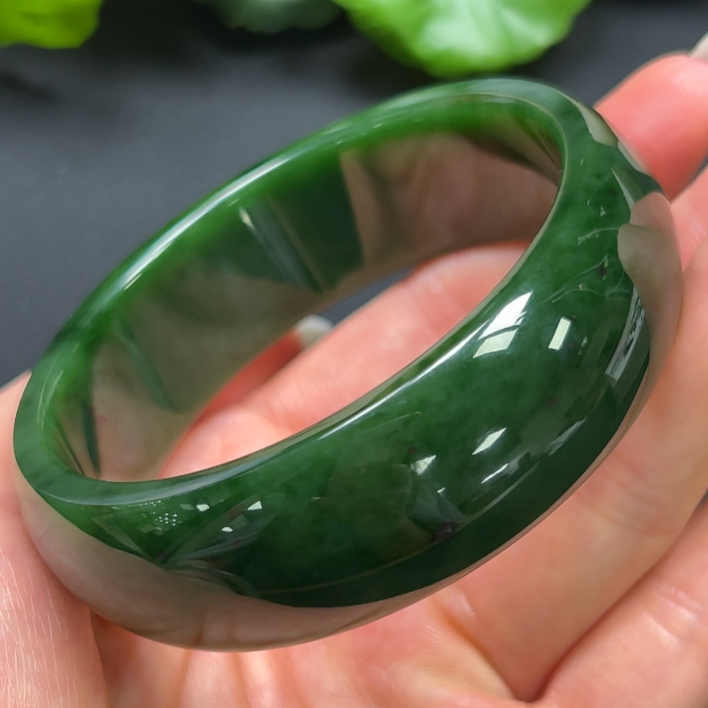 Hetian Jade Round Bracelet