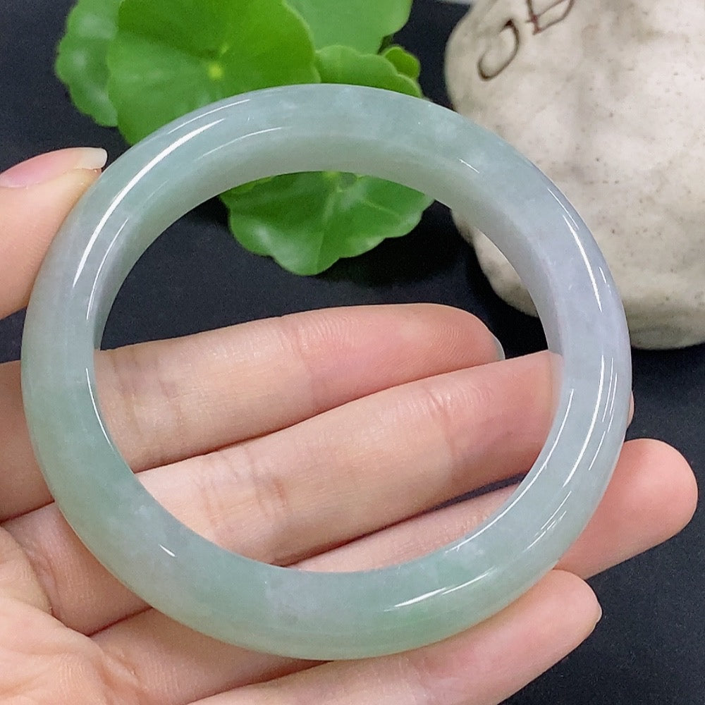 Jadeite Round Bangle Size 53.3 Total Weight Approx. 54.73g