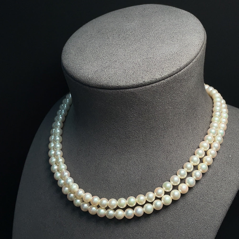Seawater Pearl Strand Non-Gold Color Origin Undetermined Total Weight Approx. 48.05g Size About 6.2mm