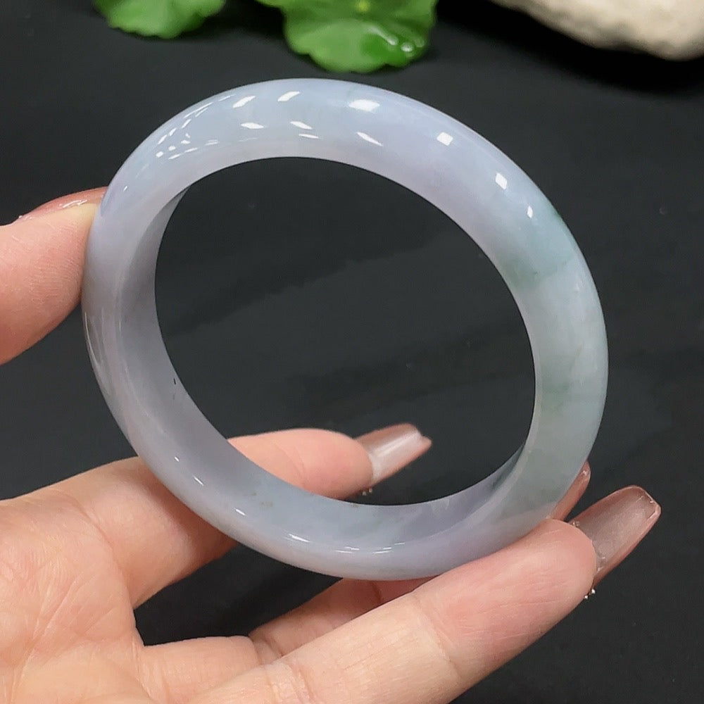 Jadeite Round Bangle Size 56.2 Total Weight Approx. 51.44g