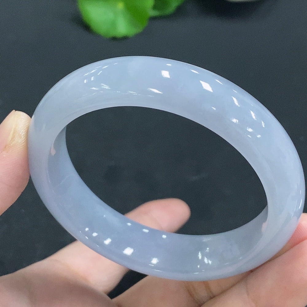 Jadeite Round Bangle Size 55 Total Weight 60.440g