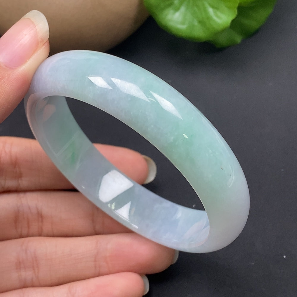 Jadeite Round Bracelet Size 57.7 Total Weight Approx. 55.51g