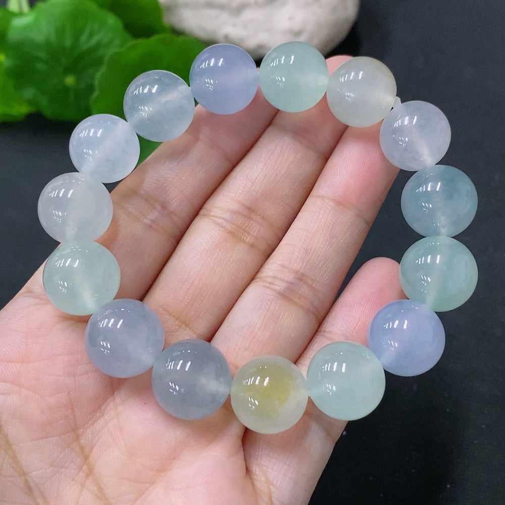 Jadeite Bracelet Approx. 12.5mm Total Weight Approx. 51.26g [Total Value: $14,108 USD]