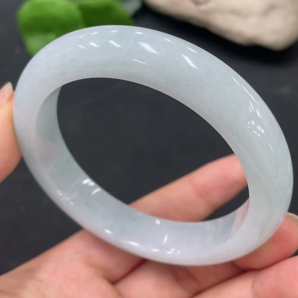 Jadeite Round Bangle Total Weight Approx.63.66g Size57