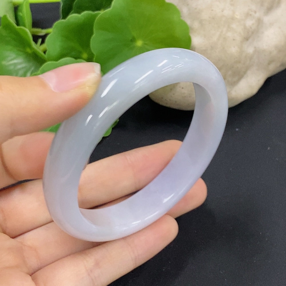 Jadeite Round Bracelet Size 55 Total Weight Approx. 51.4g