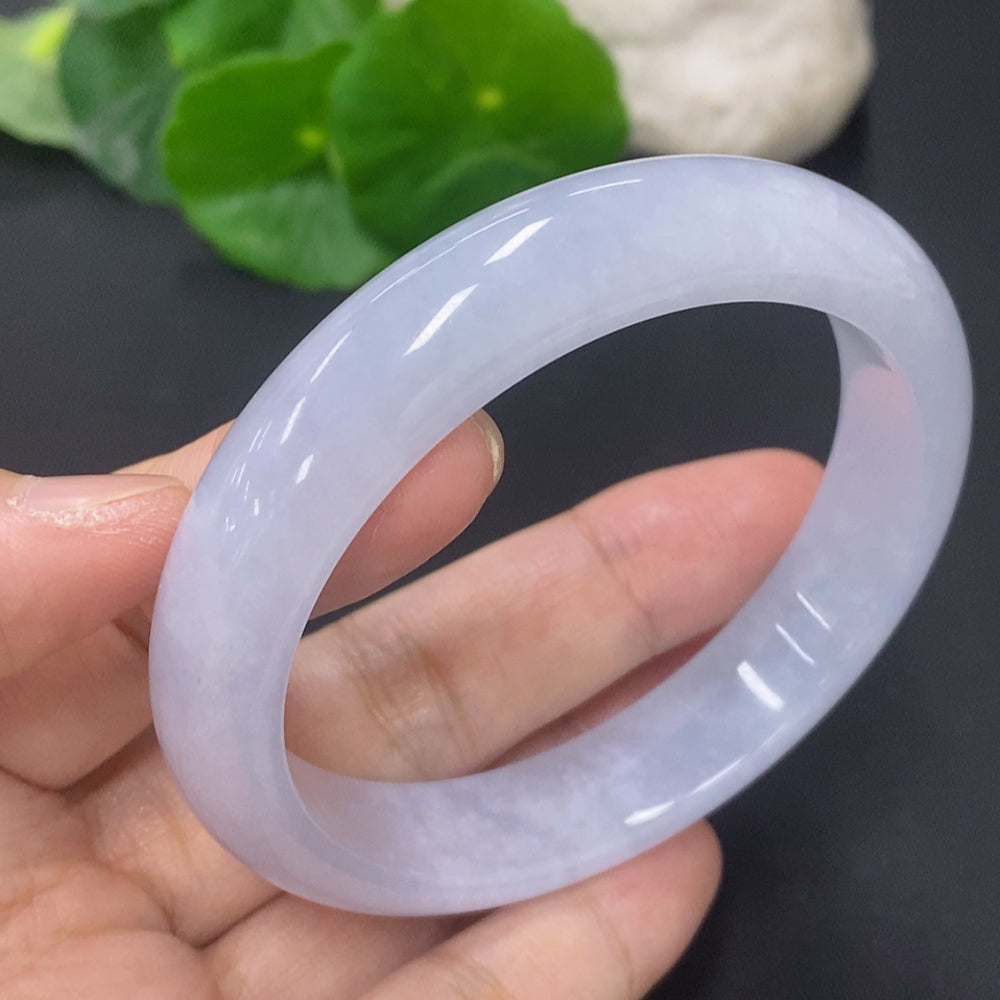 Jadeite Round Bangle Size 56.3 Total Weight Approx. 52g