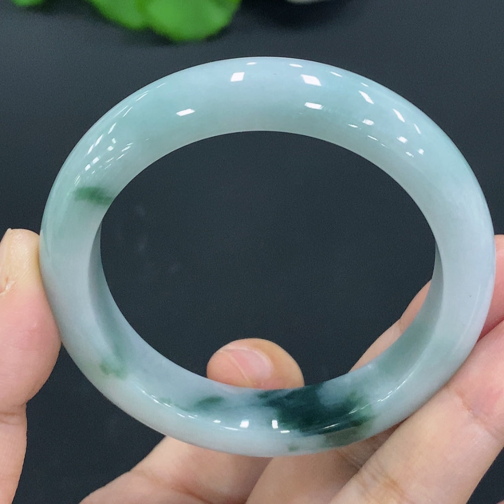 Jadeite Regular Bangle Size 53.9 Total Weight Approx. 56.9g